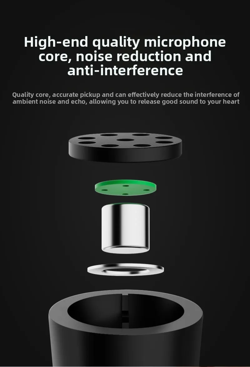 Mikrofon Komputer Desktop 3.5mm Notebook USB Suara Mikrofon Langsung Pengajaran Permainan Kelas Online