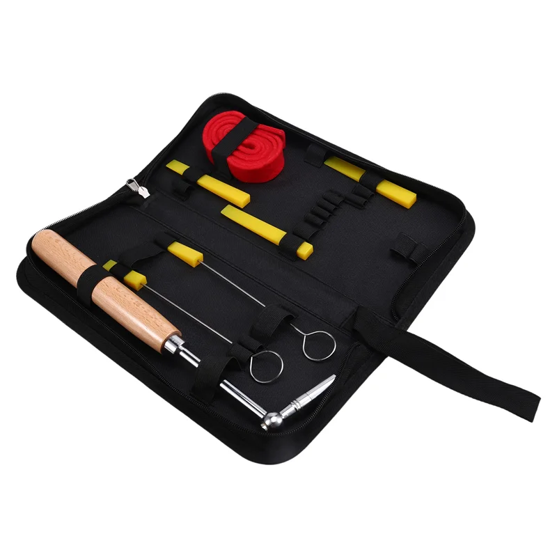 

FSTE-Piano Tuning Kit, Piano Tuning Tools With Carry Case, Piano Tuning Hammer And Mute Set, Piano Tuning Wrench
