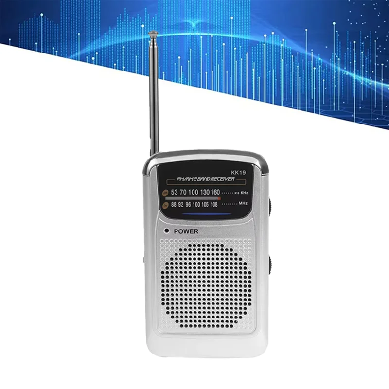 AS95-วิทยุขนาดเล็กแบบพกพาพร้อมลําโพงในตัว SW/AM/FM Bands, เสาอากาศแบบยืดไสลด์สําหรับใช้ฉุกเฉินในร่มและกลางแจ้ง