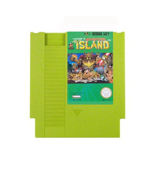 Hudson's Adventure Island I II III - 72 pins 8bit Game Cartridge for NES Video Game Console（Battery Save）