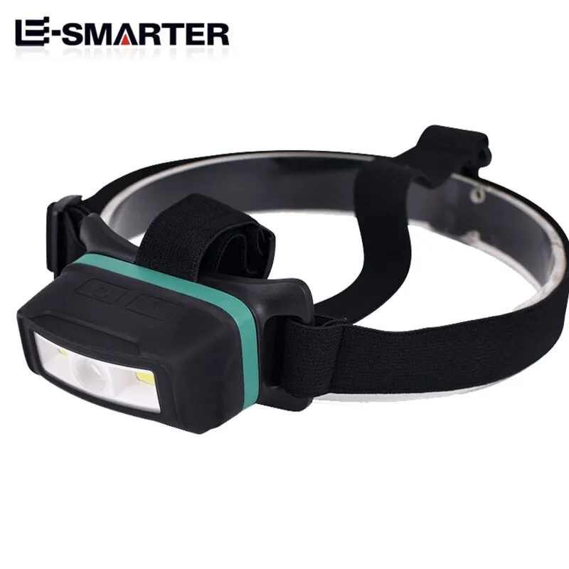 High Bright LED Portable Mini Headlamp T77/T78 Sensor Lighting COB Work Headlight Built-in Battery Waterproof Head Torch Lamps