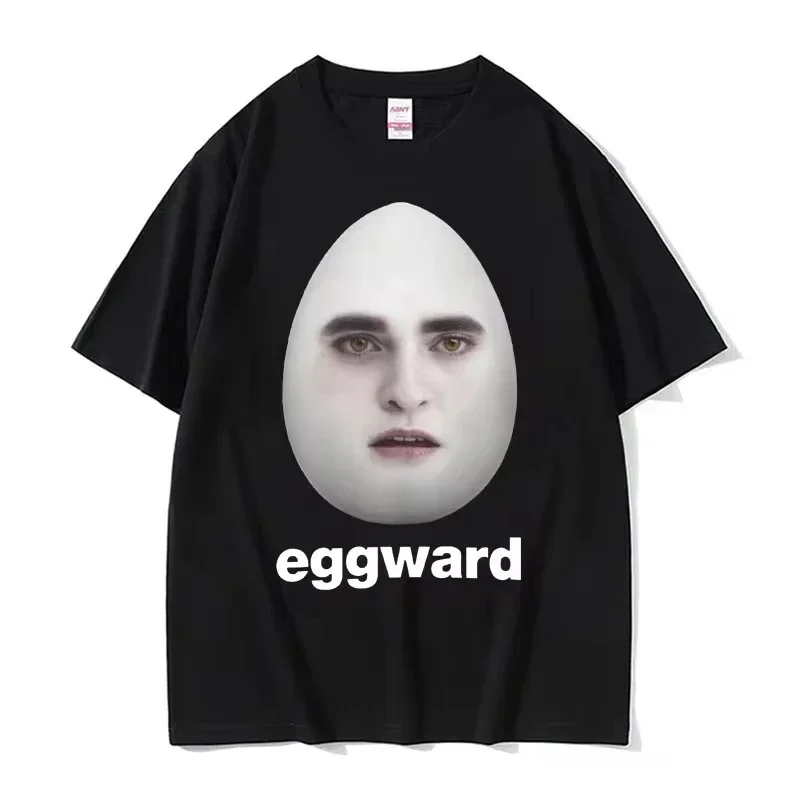 Hot Twilight Eggward Funny Meme T Shirt Edward Cullen Parody Humor Tshirt Men Women Casual  Short Sleeve T-shirt Tops Outfit Y2k