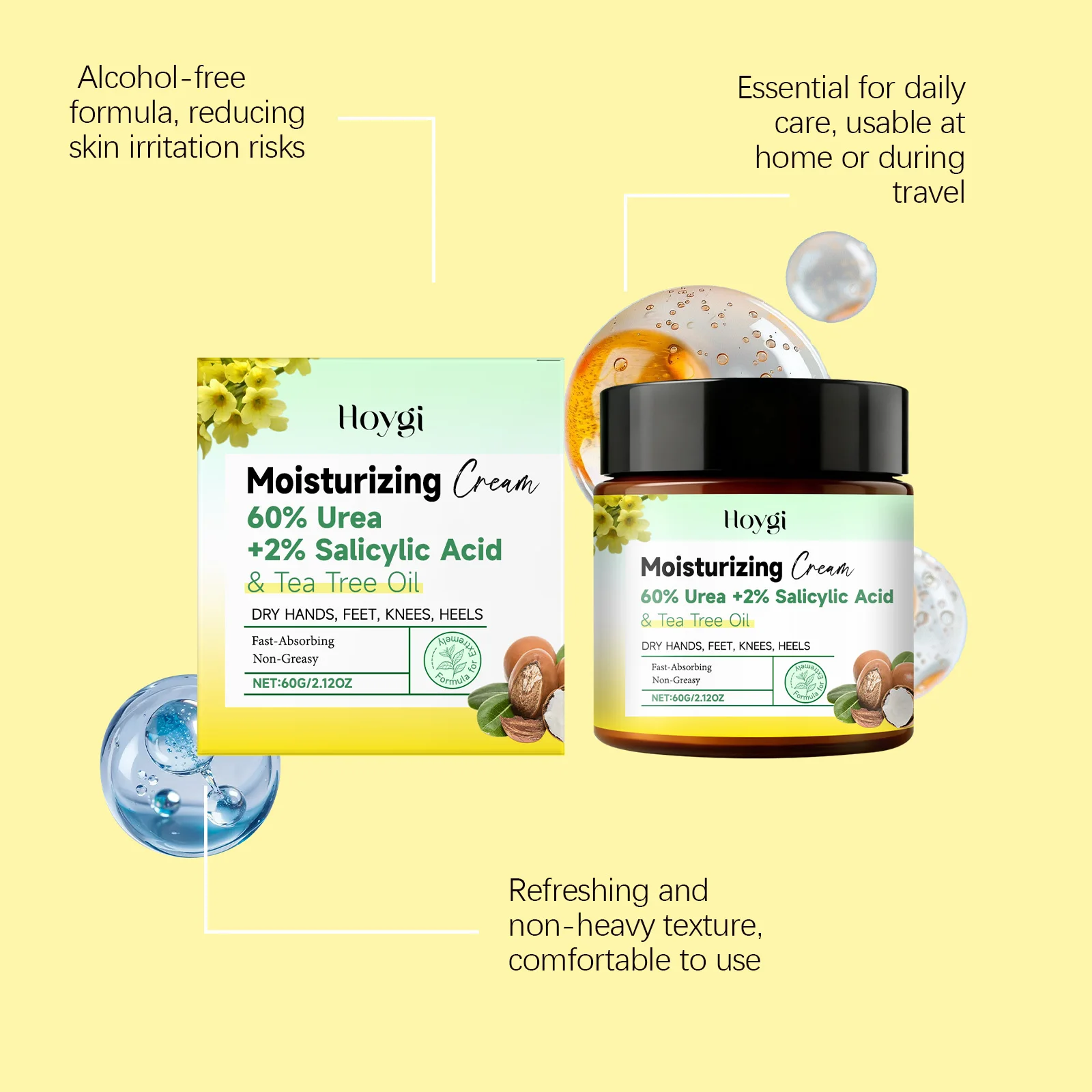 كريم اليد والجسم غير المعطر، كريم الجسم بزبدة المانجو الخالي من العطور، كريم سميك طبيعي بالكامل بدون عطر صناعي