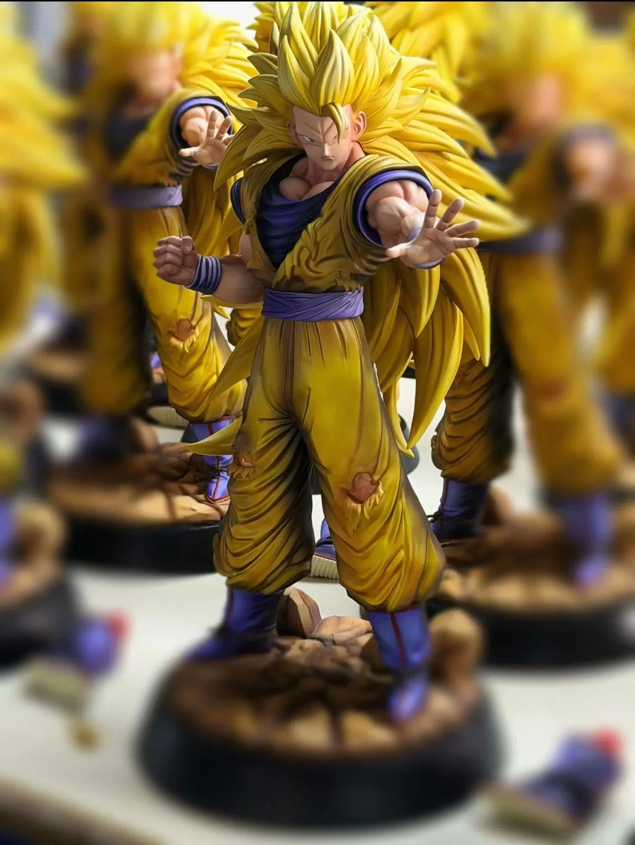 

Предпродажа, 32 см, Dragon Ball Son Goku, фигурка Ssj3 Goku, аниме-фигурки, коллекция статуй из ПВХ, модель игрушки, Рождественский подарок