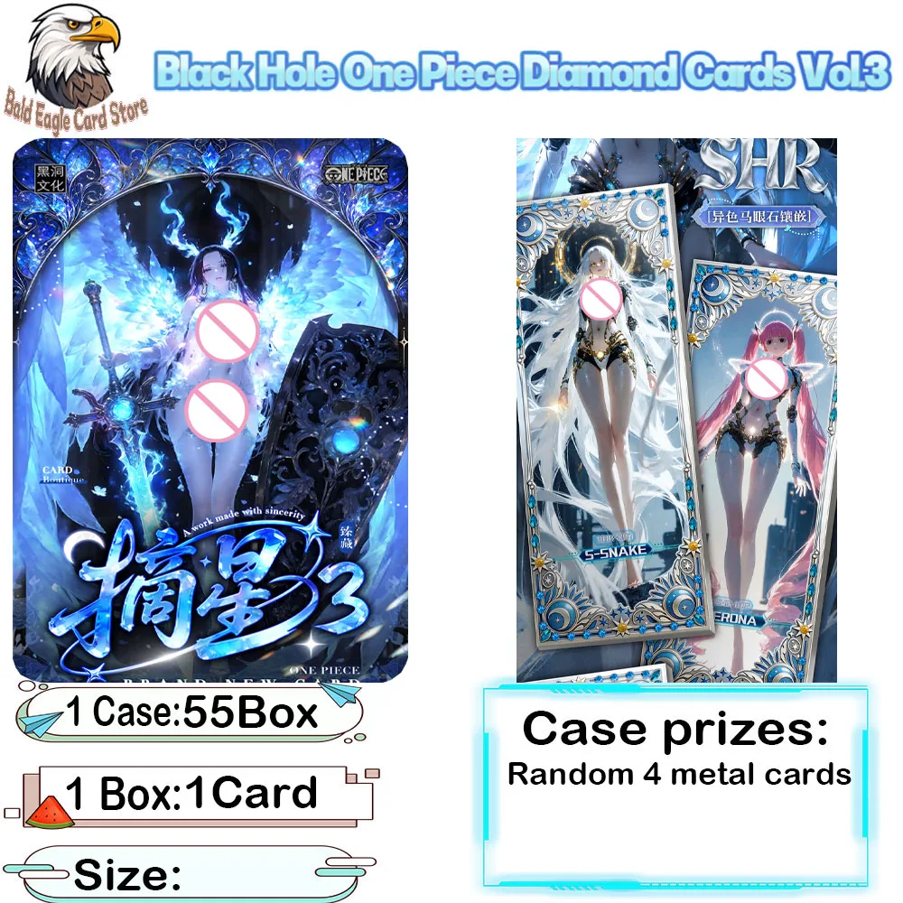 

Wholesale 2026 New Black Hole One Piece Diamond Card Vol.3 Luffy Zoro Collections Card Hobby Collectible Card for Child Gift Toy