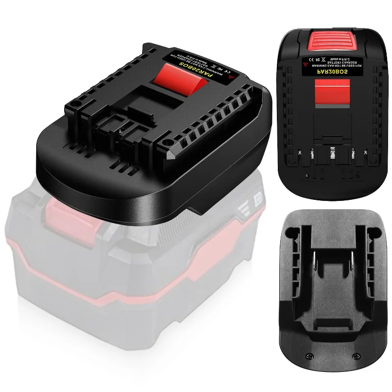 ALASICKA PAR20BOS Battery Adapter for Parkside 20V Li-ion Battery Convert To Work for Bosch BAT 18V Li-ion Battery Power Tools