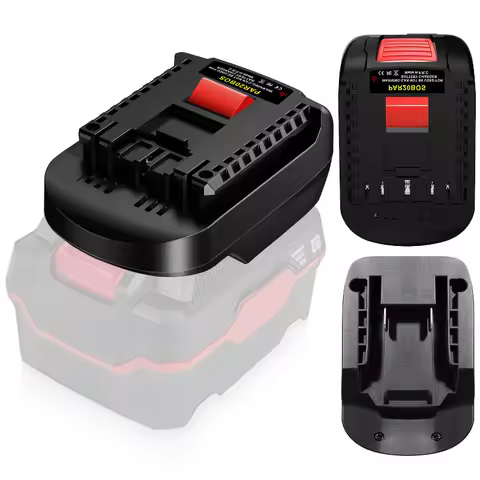 ALASICKA PAR20BOS Battery Adapter for Parkside 20V Li-ion Battery Convert To Work for Bosch BAT 18V Li-ion Battery Power Tools