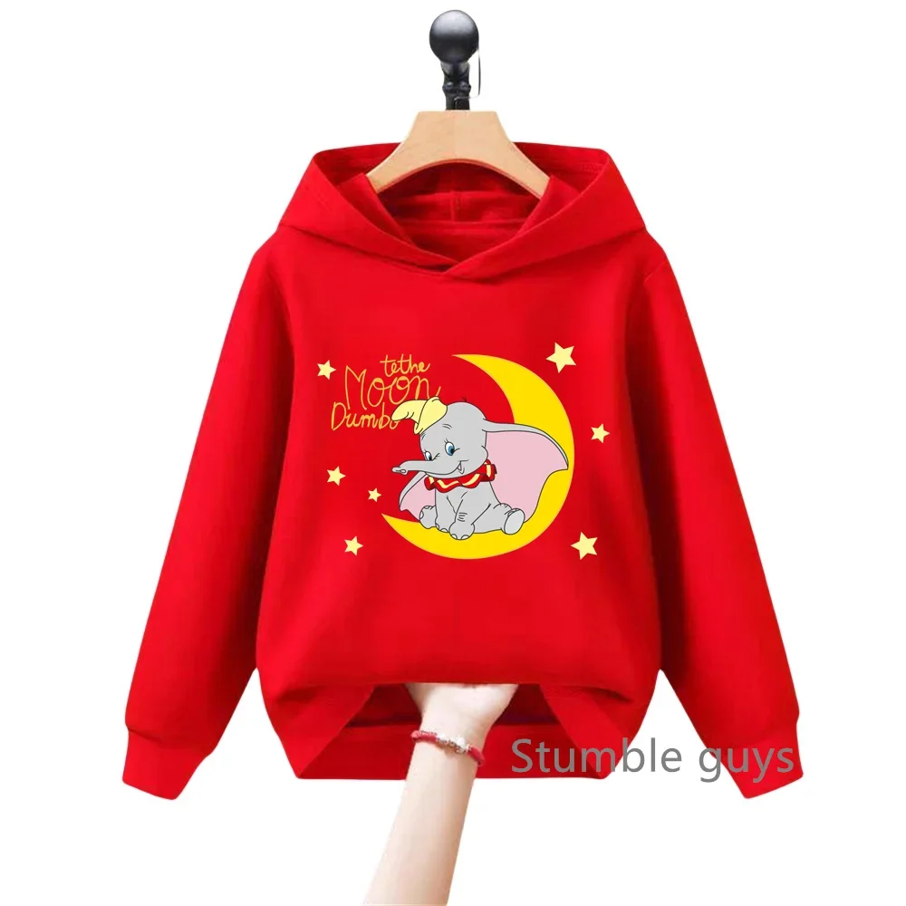 New Dumbo Kids Casual Sweatshirt Hoodie Hoodie Teen Fashion Kawaii Girls Top Boys Clothes Can Still Love Dumbo