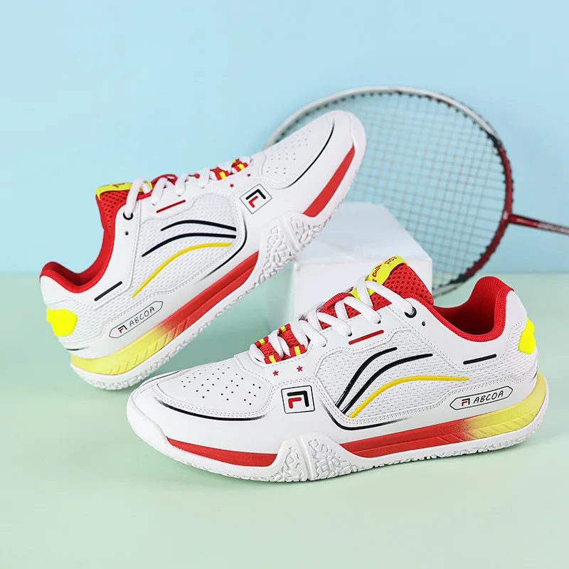 2026 New Luxury Professional Table Tennis Shoe Top Quality Wearable Badminton Training Athletic Shoe Anti Slip Badminton Sneaker