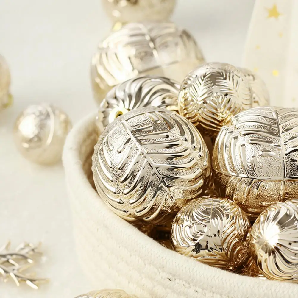 

Shatterproof Christmas Balls Christmas Balls Shatterproof Champaign Golden Christmas Ornaments Set for Tree Home for Holiday