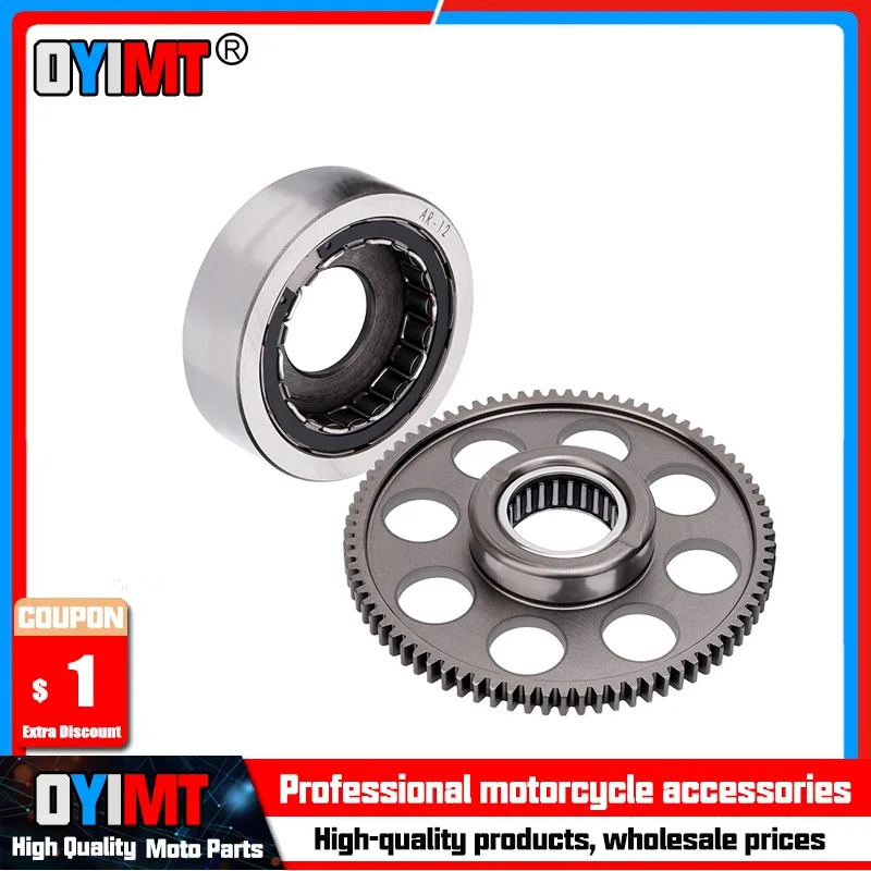 Motorcycle Parts One Way Starter Clutch Gear Assy For 620 EGS-E 625 SMC 640 Adventure LC4 1999-2006 58440025000 58440020079
