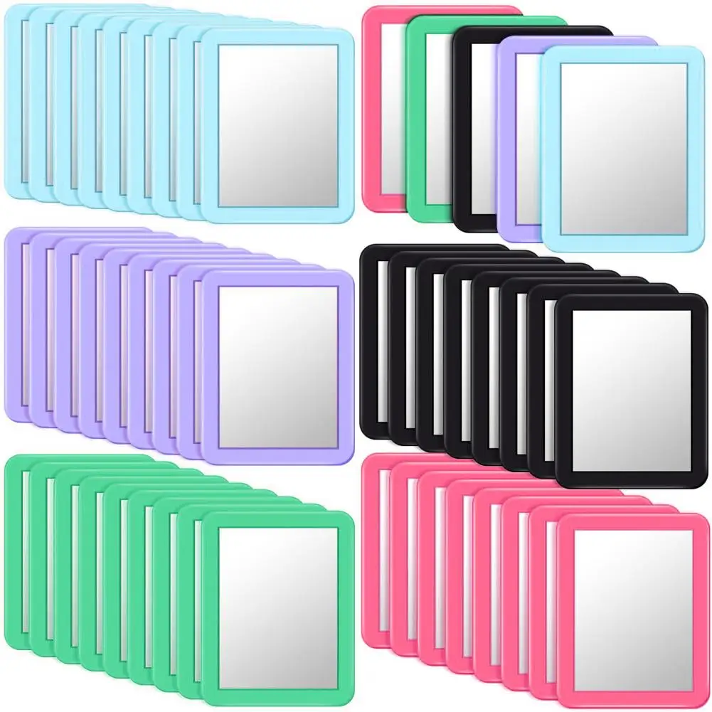 Cosmetic Mirror Portable Makeup Mirror Portable Magnetic Locker Mirror for School Bathroom Office View Makeup for Refrigerator