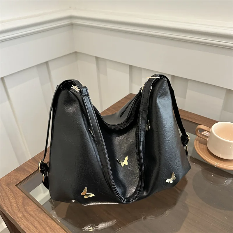 bolsa-plissada-nas-axilas-faionable-2024-verao-coreano-moderno-versatil-bolsa-de-ombro-unico-simples-grande-capaci-tote