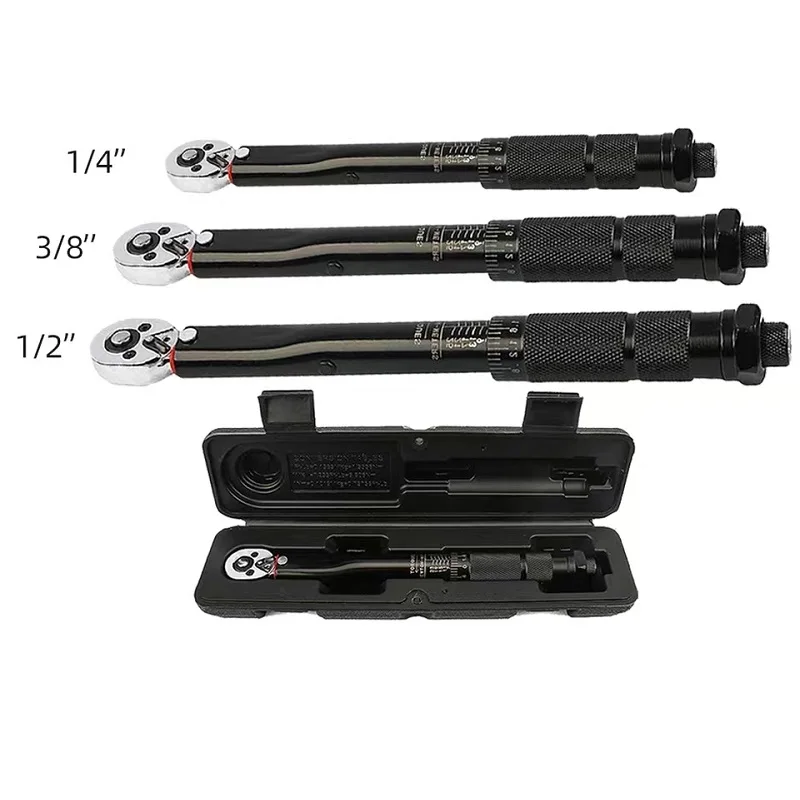 

Digital 5-210N.m Torque Wrench Tool Electric Key Extension Toolbox Ratchet Car Bike Automotive Hand Tools Socket Wrench Set