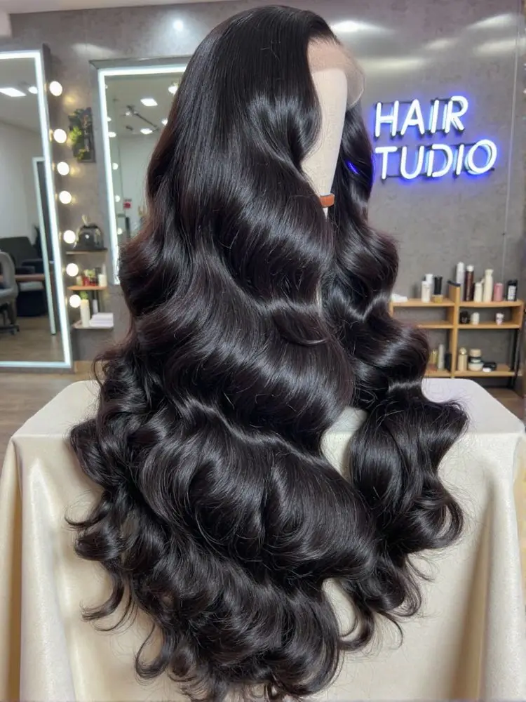 

30 40 Inch Body Wave 13x6 HD Lace Frontal Wig Brazilian 14x4 Transparent Lace Front 100% Human Hair Wigs For Women Pre Plucked