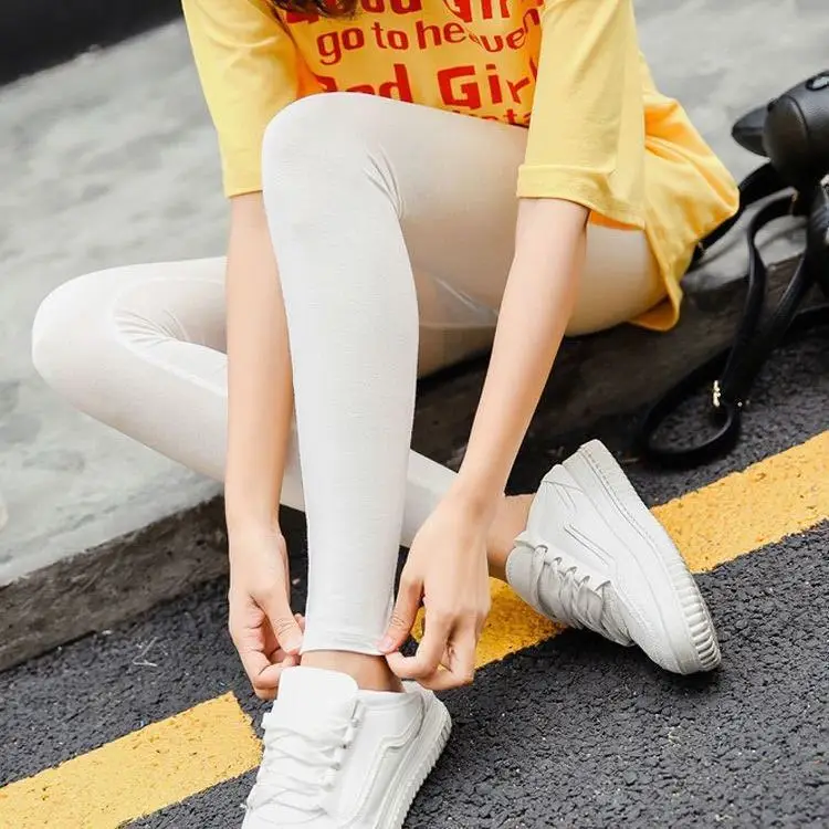 เลกกิ้งผู้หญิงเอวต่ำแบบรัดรูป ระบายอากาศได้ดี สไตล์ญี่ปุ่น เอวกลาง ผ้าหนา ยกกระชับทรงสวย คุณภาพสูง ทรงสวยพลิ้วไหว เหมาะสำหรับคู่รัก