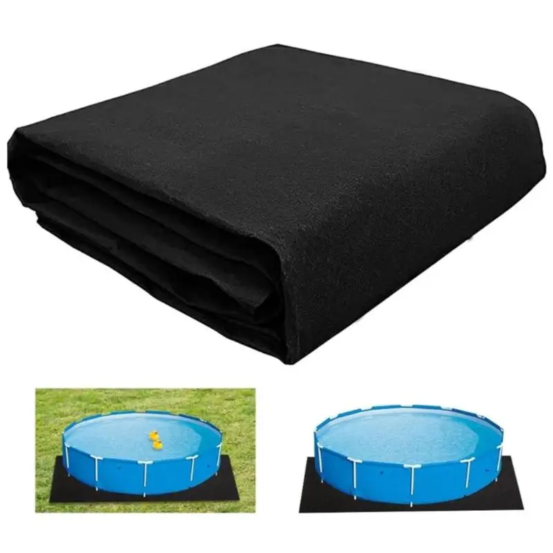 U13F Rutschfeste Boden-Pool-Unterlage, zuschneidbare Pool-Liner-Kissenmatte für sichere Outdoor-Aktivitäten für Kinder und