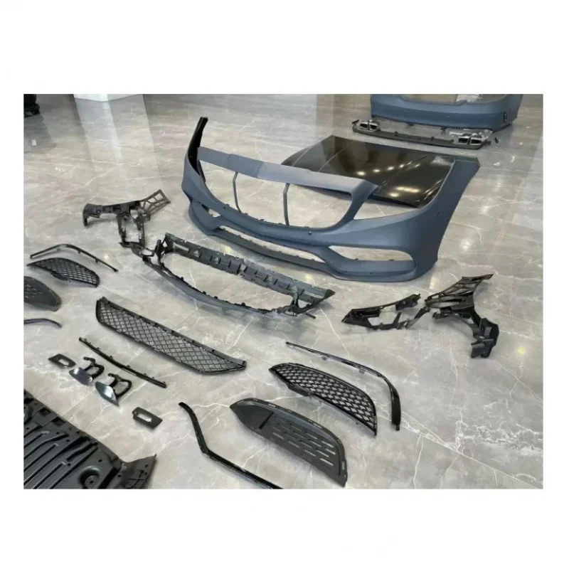 

High Quality Car Conversion Bumper Body Kit CLS W218 Upgrade To CLS63 Bodykit With Aluminum Hood