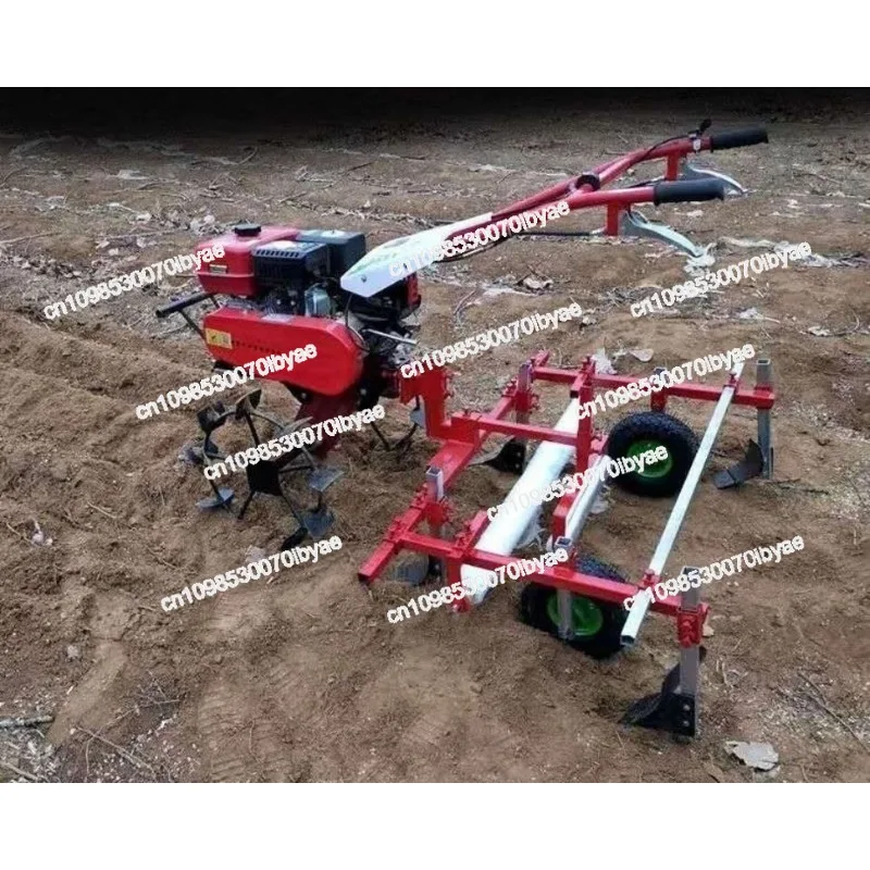 آلة الحراثة الصغيرة تدعم فيلم جرار المهاد وضع الأدوات الزراعية #6