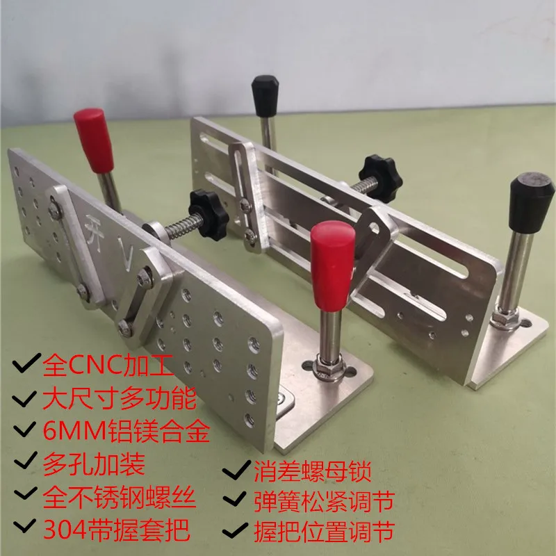 Handheld open V clamp angle sharpener artifact belt sander auxiliary stainless steel cutting edge sharpener multi-function