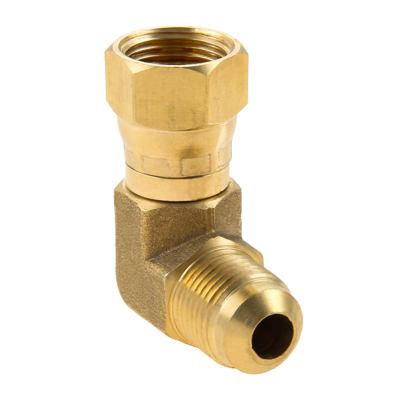 Phönix Germany Adaptateur Gaz Laiton A14L38L – Réducteur 1/4" Gauche Femelle Vers 3/8" Gauche Mâle – Pour Réchaud Camping, BBQ Extérieur