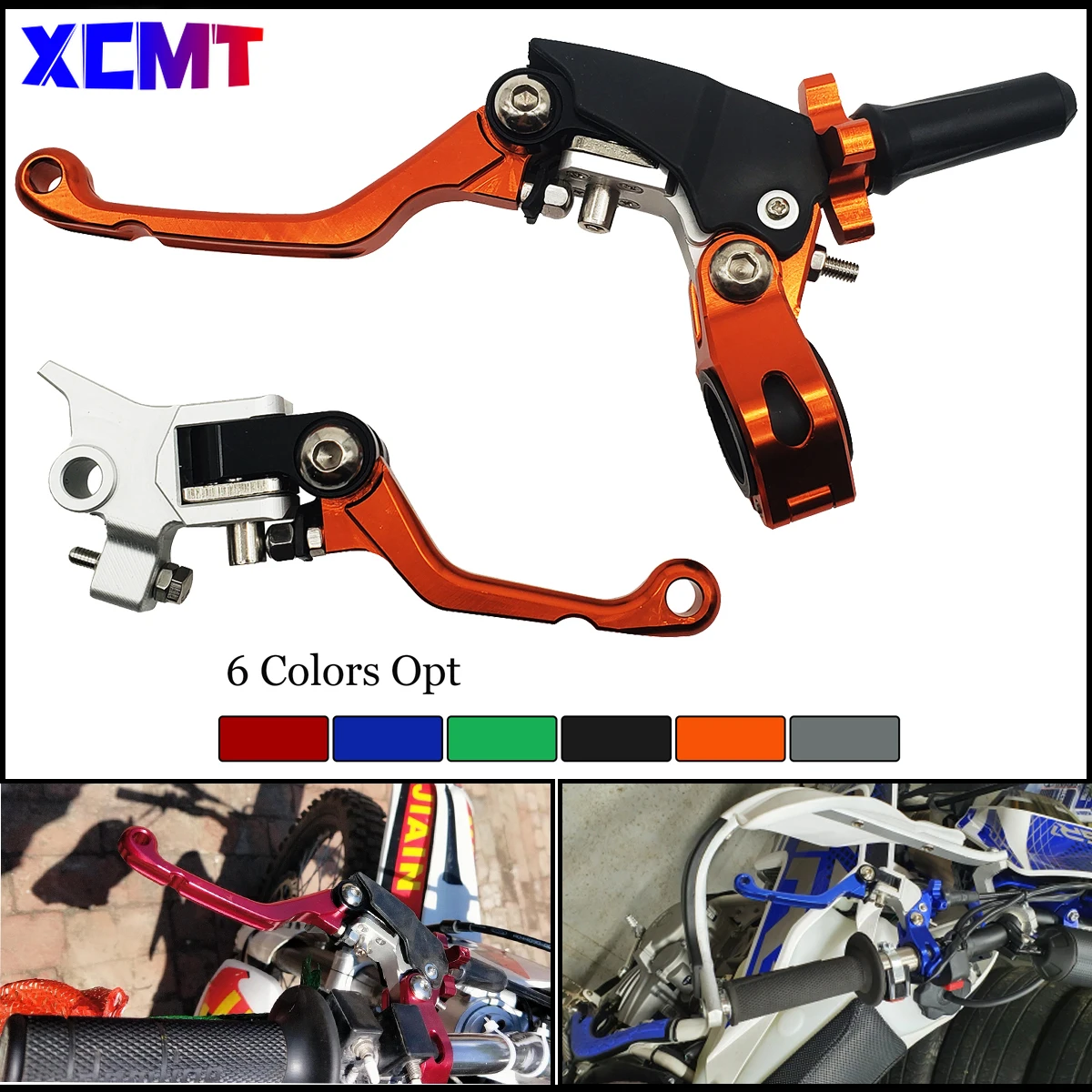 

Motocross CNC Dirt Bike Brake Clutch Levers For HUSQVARNA FC FX TC TX 150 250 300 350 450 KTM XC XCW XCF XCFW EXC EXCF SX SXF