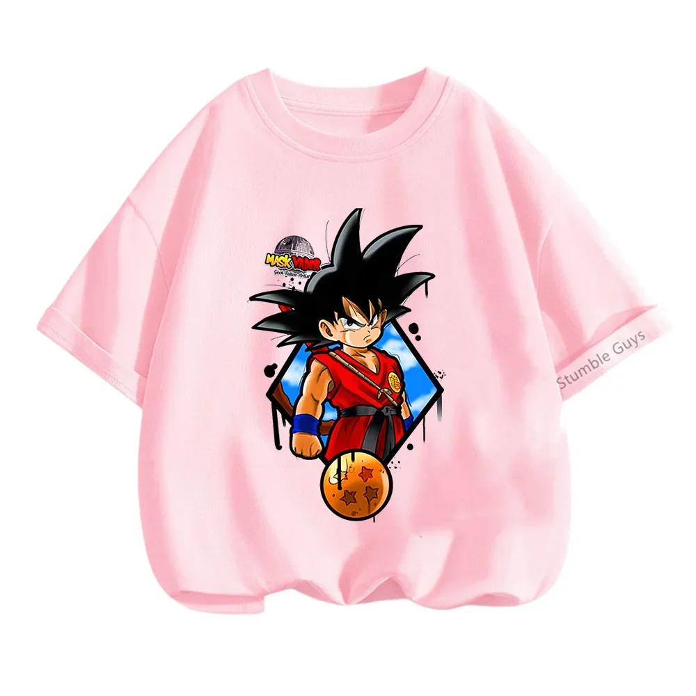 

Летняя детская футболка Vegeta, одежда Dragon Ball для мальчиков и девочек, дышащая, быстросохнущая, с изображением Гоку Какарота, Супер Сайяна