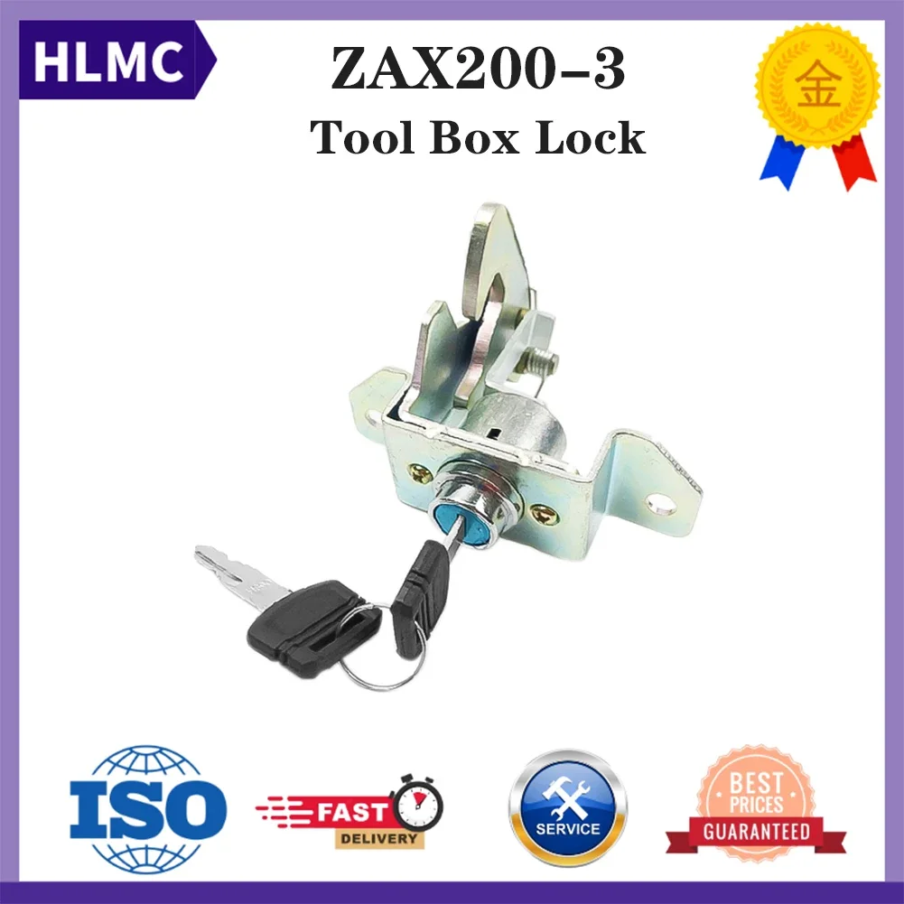 Excavator Accessories ZX200-3 ZX210-3 ZX240-3 ZX330-3 EFI Tool Box Lock For Excavator Parts