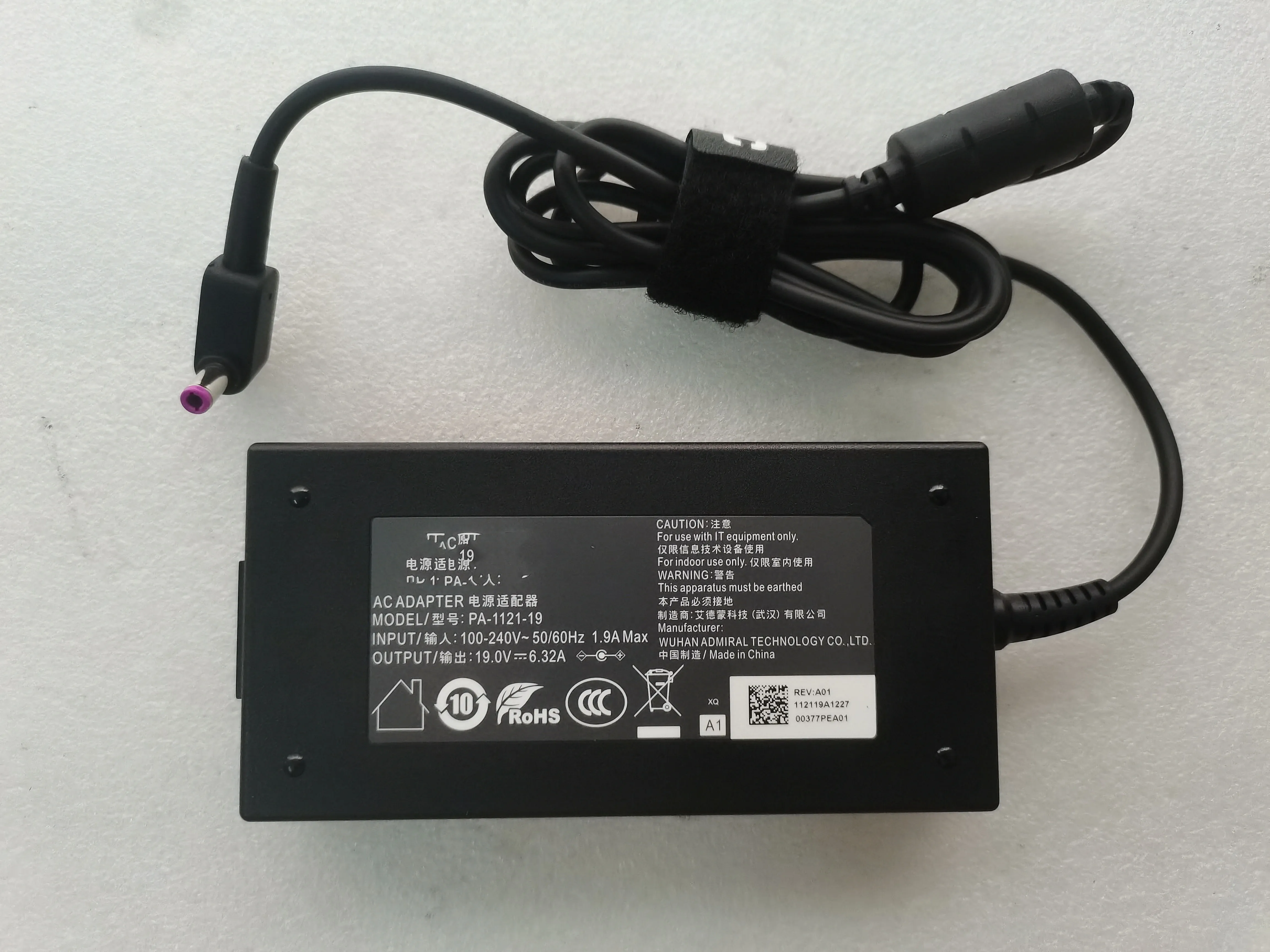 Genuine 19V 6.32A 5.5mm*2.5mm Power supply 120W PA-1121-19 RE:A01 For AOC All-In-ONE 238A737401 PC