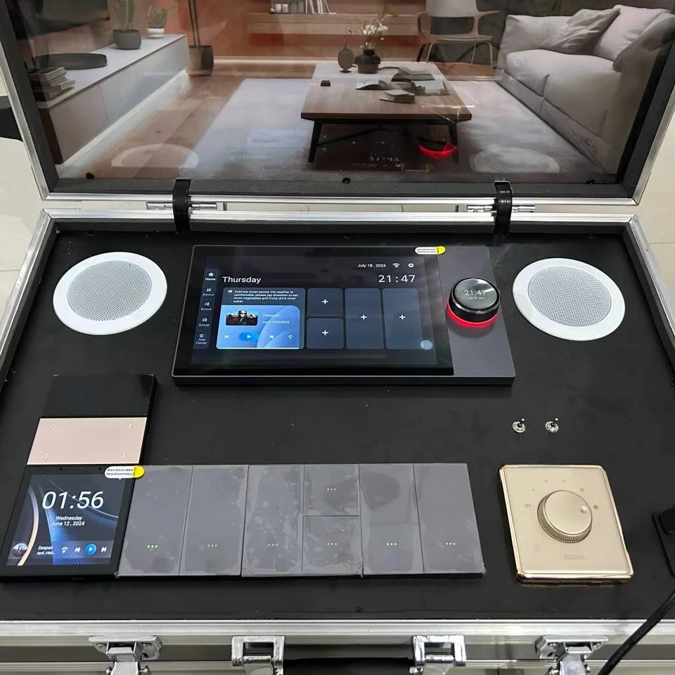 Hotel Room Management System Showcase Smart Home Products Display Box