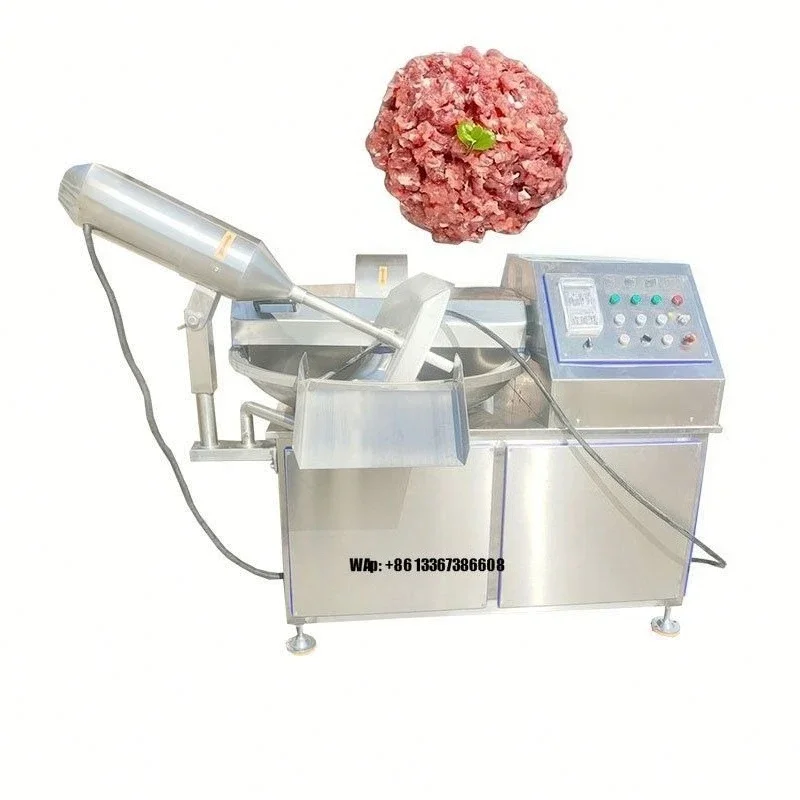 Automatic Bowl Cutter Industrial Chopping Meat Processing Machine