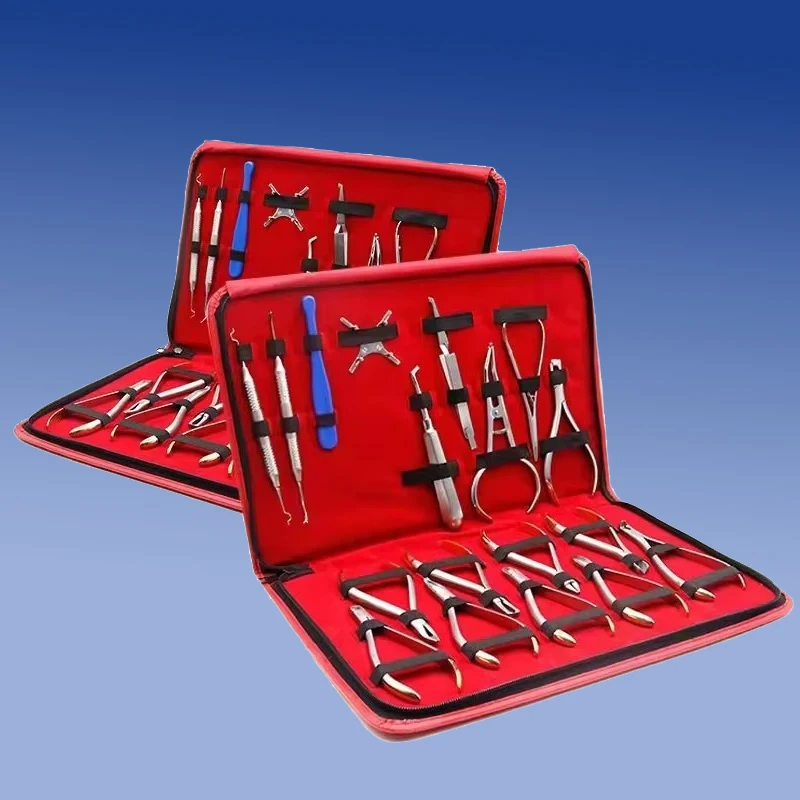 

18 шт./компл. комплект ортодонтических инструментов TC с щипцами для поставки стоматологической клиники, инструменты для стоматологической лаборатории