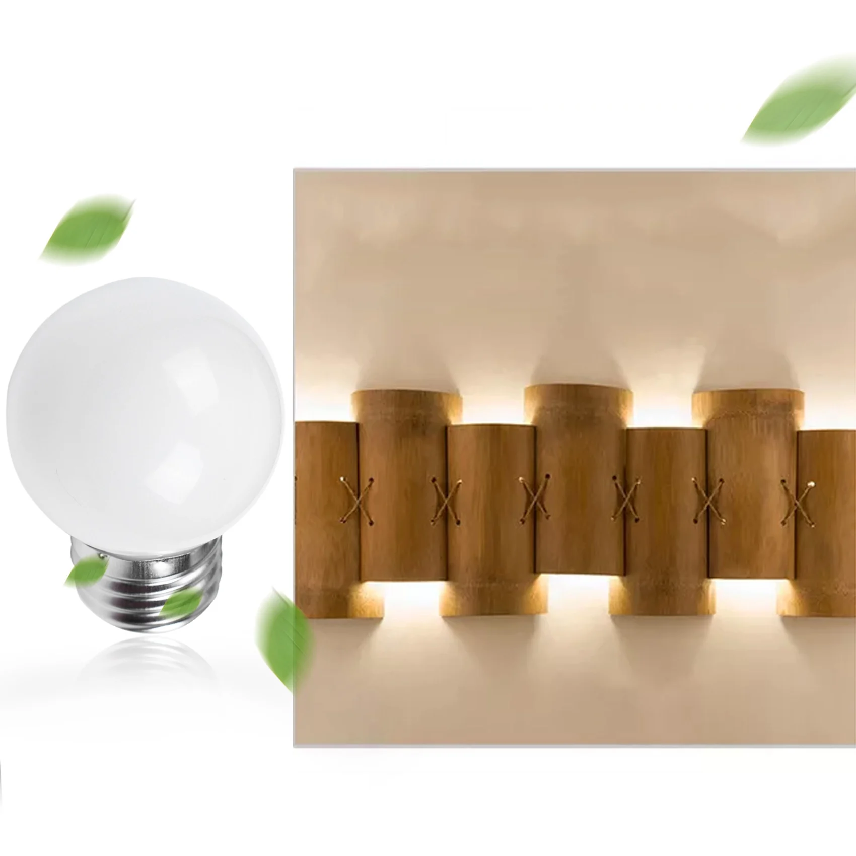 

ABBY-10 шт. E27 0,5 Вт AC220V Белая лампа накаливания Лампа для украшения лампы