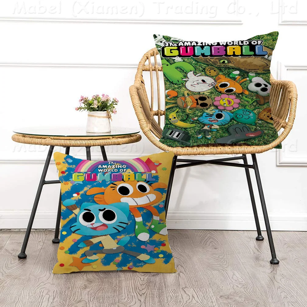 The Amazing Funny W-world Of Gumball Pillow Gift Home Office Decoration Pillow Bedroom Sofa Car Cushion CoverPillow Case