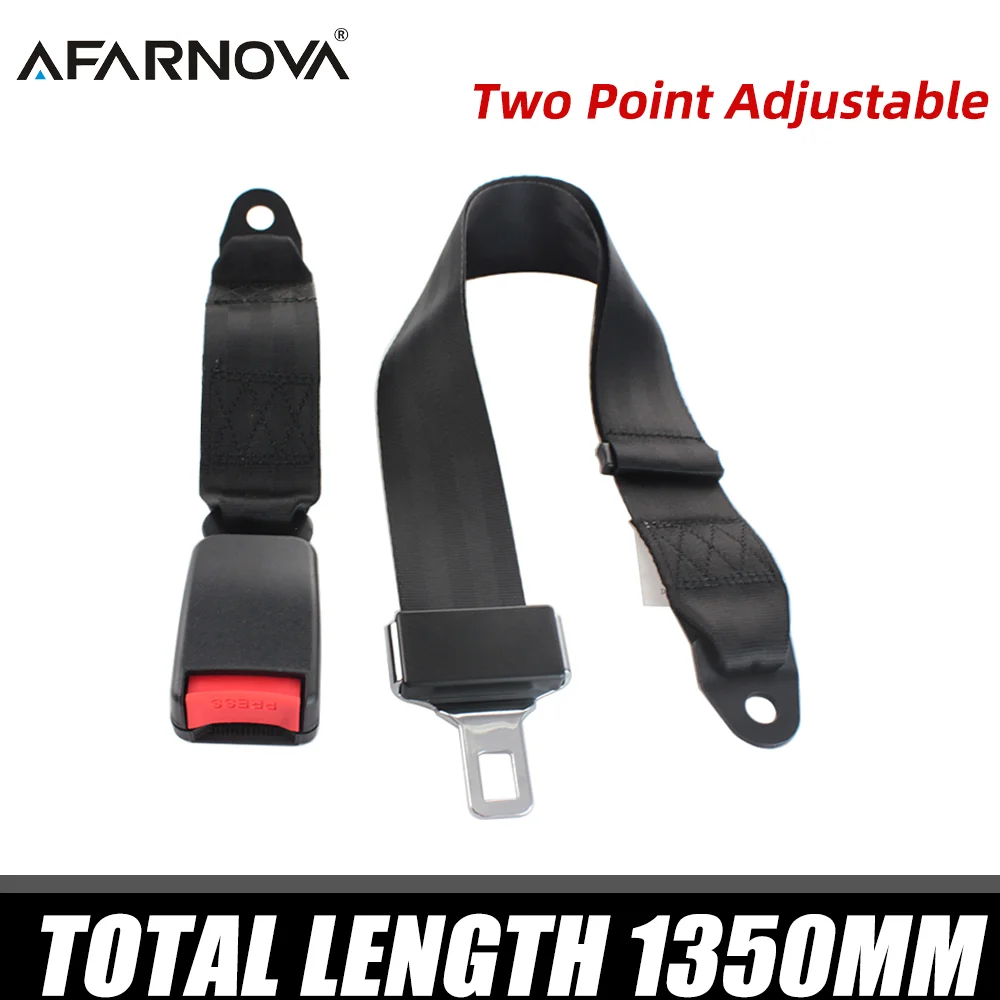 88-130CM High Quality Safety Two Point Simple Adjustable Belt Black Universal Car Vehicle Belt Extension Extender Strap Gray Red