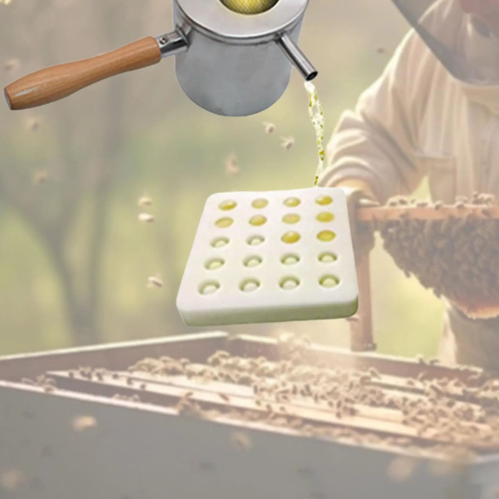 

Многоразовые гибкие легкие силиконовые формы для восковых пчелиных сот Wax Queen