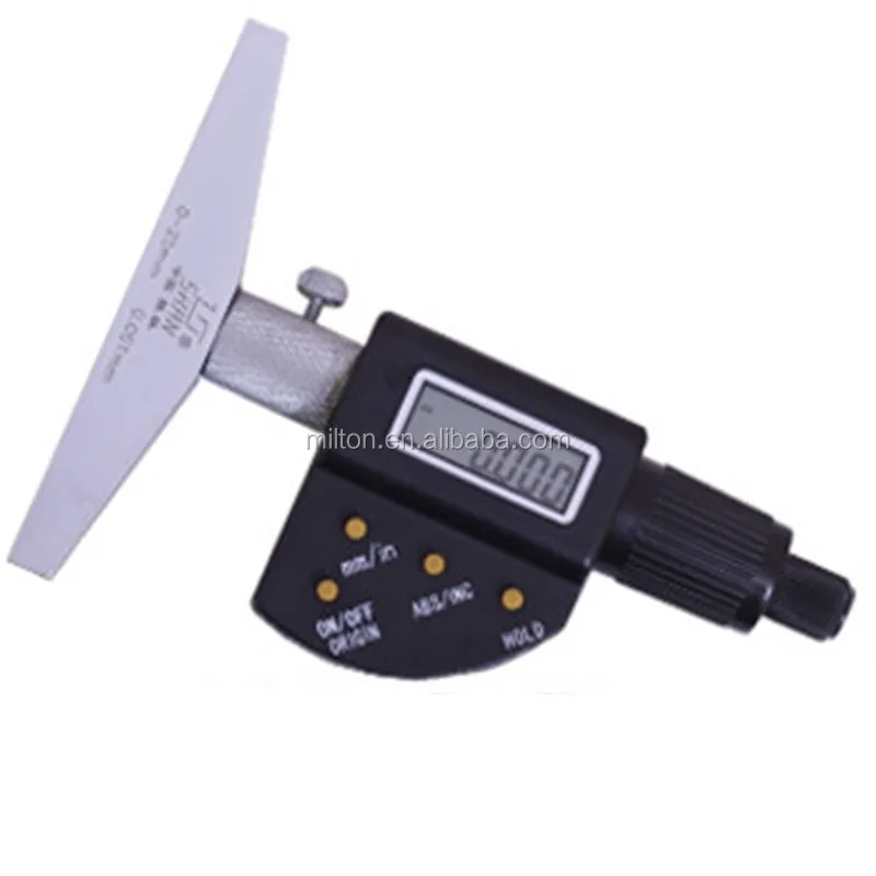 Micrometro elettronico di profondità digitale da 0-25 mm