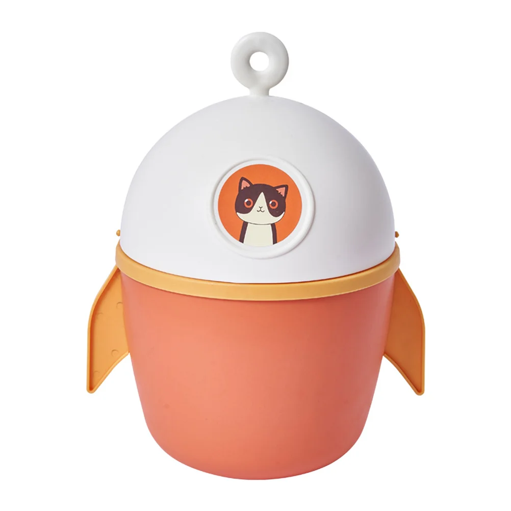 

Cute Mini Flip Can Desktop Garbage Bin Small Pp Odor Isolated Tidy Storage Container For Home Office Wastebasket Cartoon Waste