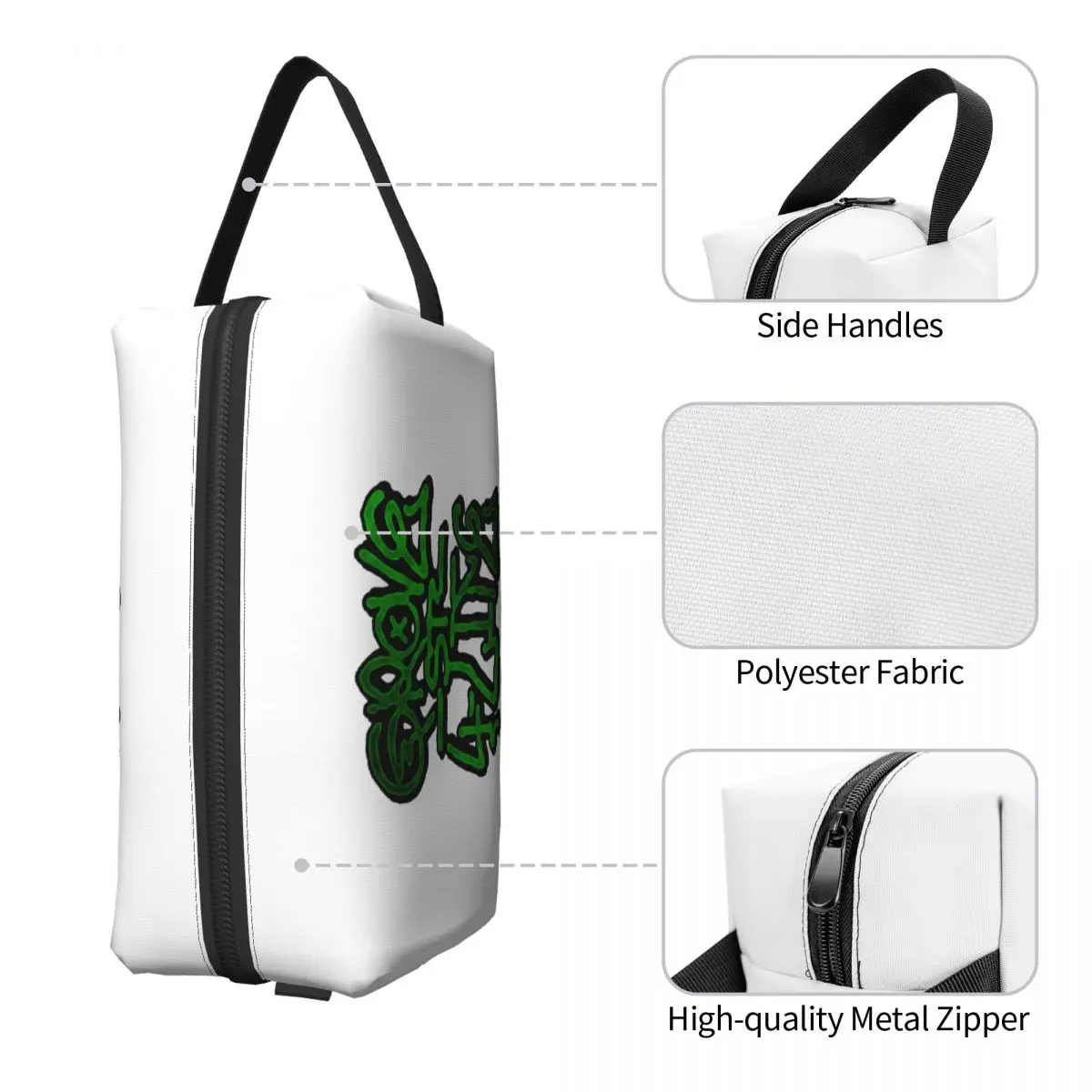 Harajuku Grove 4 Life GTA San Andreas حقيبة مستحضرات تجميل منظم مستحضرات التجميل تخزين Dopp عدة أدوات الزينة حقيبة مستحضرات التجميل مقلمة