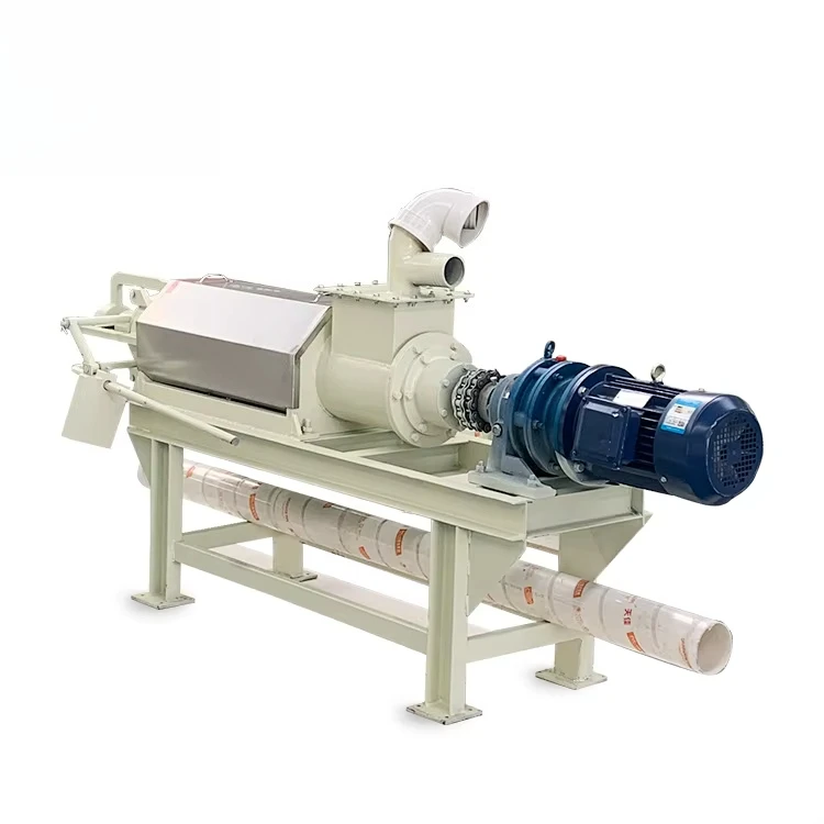 Extrusion Animal Chicken Cow Dung Dewatering Screw Press Solid Liquid Separator Machine