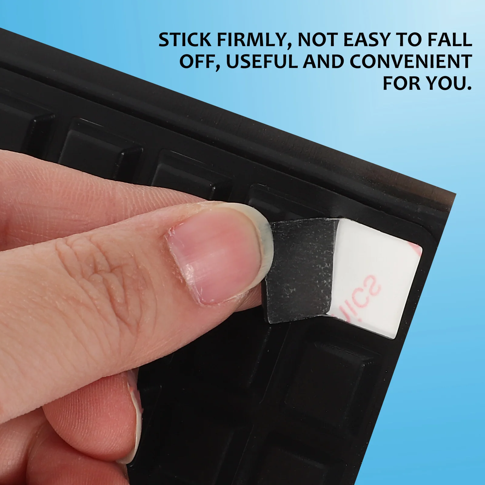 

1 Sheet Self Adhesive Clear Silicone Door Stopper Wall Protector Anti-Collision Pad Cabinet Door Bumper Furniture Bumpers