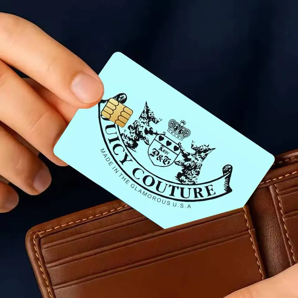 J-Juicy C-Couture Sticker Film Tape Skin for Credit Card Debit Card Waterproof Stickers