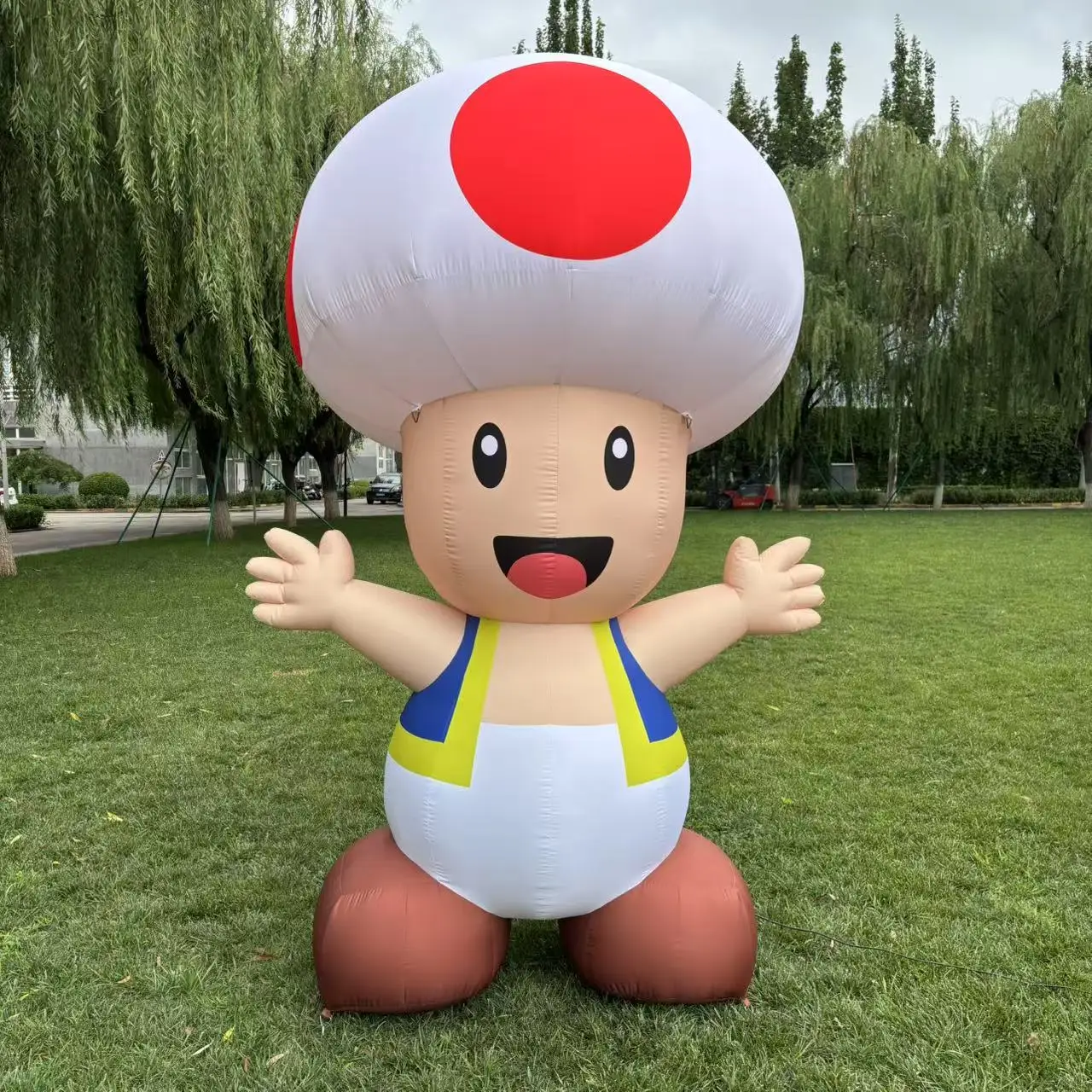 

Custom factory outdoor party decoration cartoon inflatable game character balloon costume