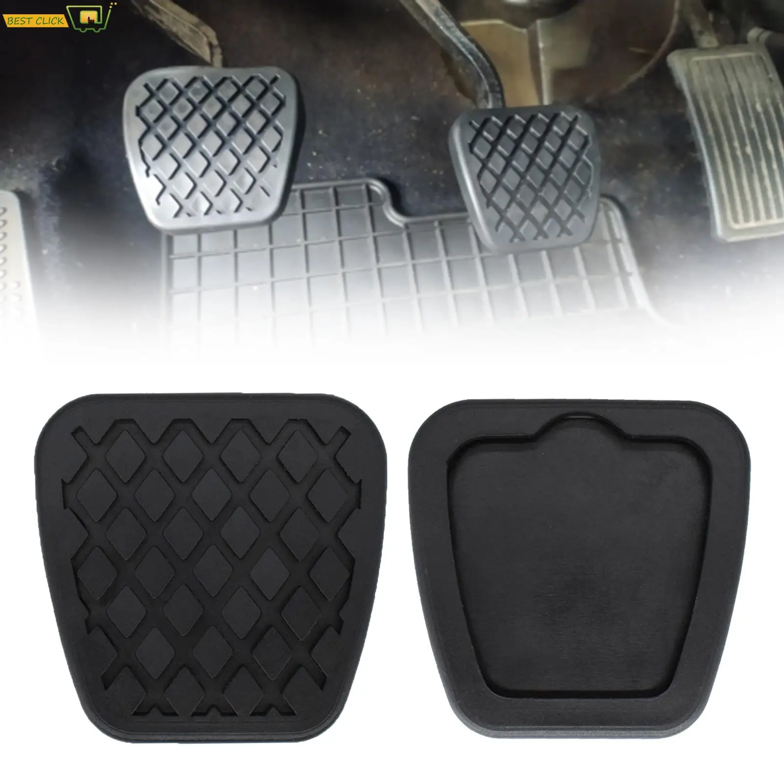 Cubierta de almohadilla de Pedal de embrague de freno para coche, accesorios de goma para Honda Accord Civic CRV Element RSX Acura TL TSX, 46545 SA5 000, 2 uds.