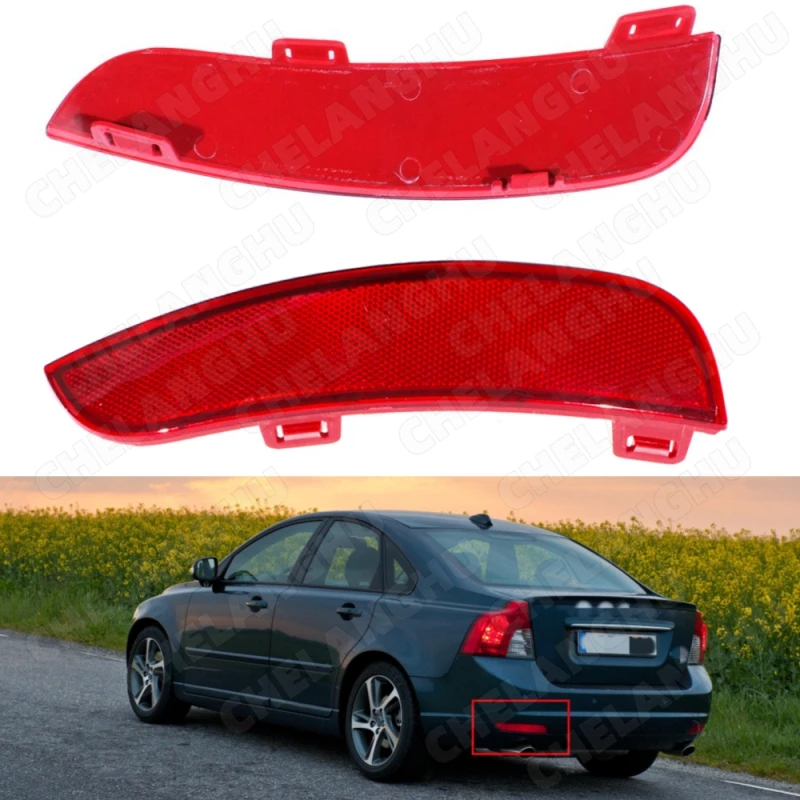 

1Pc Left Side Rear Bumper Lamp For VolvoS40/V50 2008 2009 2010 2011 2012 2013 2014 2015 Car Accessories 30763345