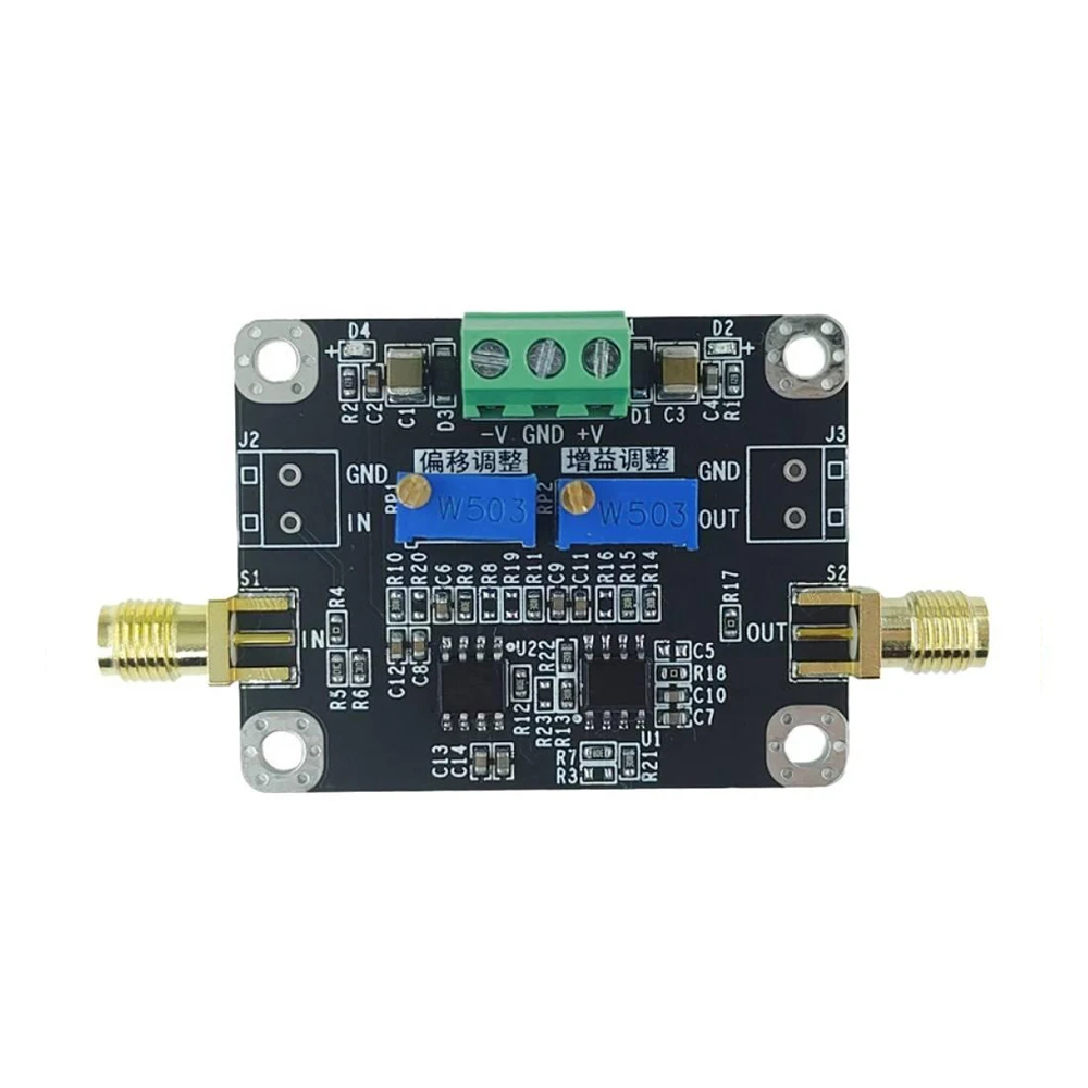 High Precision Signal Conditioning Amplifier – DC Bias Adjustable, ±5V to ±18V, 2MHz Bandwidth, 113x Gain for ADC/DAC Buffer