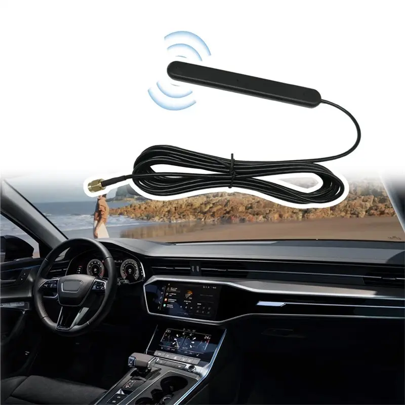 أنيق-أوروبي راديو رقمي DAB + هوائي التصحيح لمحول SMA 3 متر ANT-309 Plus لنماذج متعددة