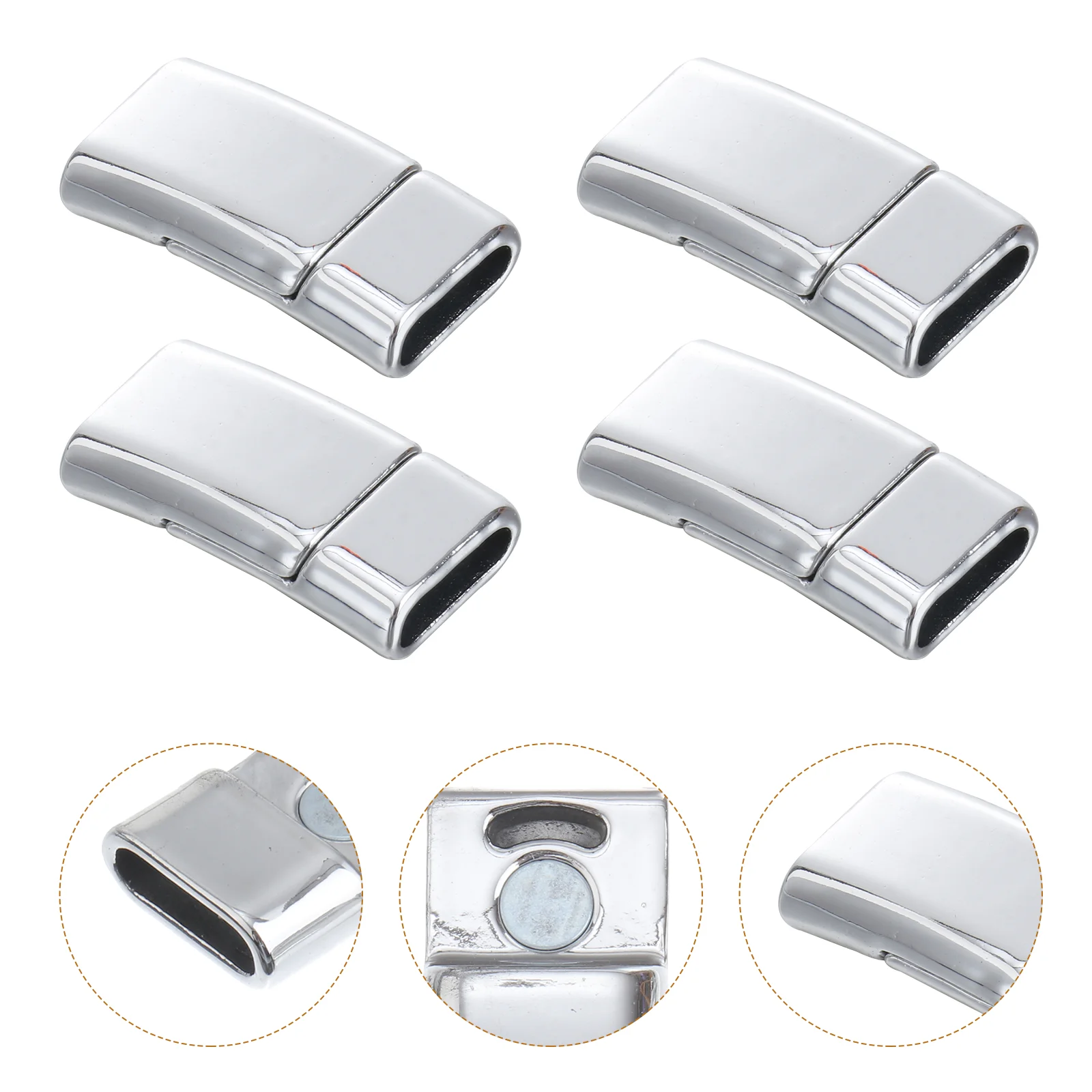 

20 PCS Bracelet Connectors Alloy Magnetic Clasps DIY Accessories Jewelry Making