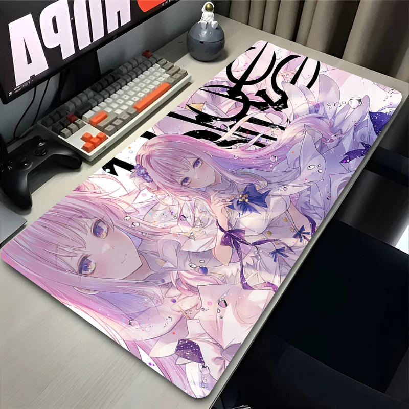 

Mousepad Large Blue Archive Misono Mika Gaming Keyboard Gamer Mouse Pad on The Table Desk Mat coaster Anime PC game Mouse Mats