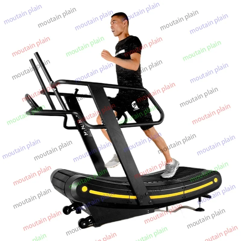 

Commercial Non-powered Curved Treadmills Non-assisted Treadmill Calories for Gyms Tracked Arc Mechanicalburned Multi-sport Mode